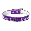 Custom Name GorisPet Luxury Dog Collar Rhinestone Letters DIY Personalized PU Pet Collar for Dogs Cats Sparkly Glitter