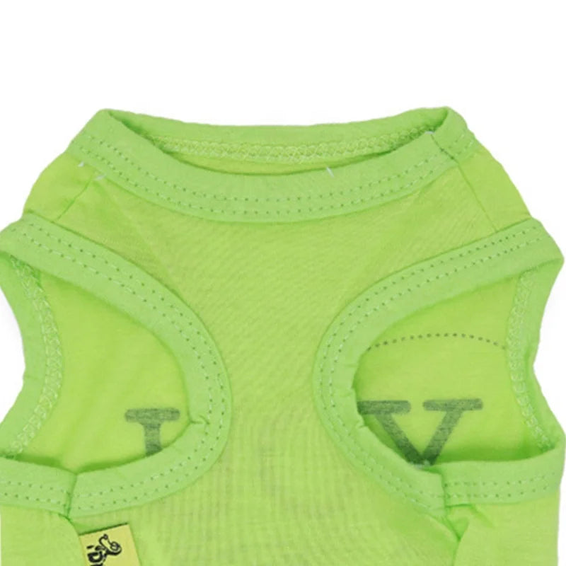 You Go Fetch Cotton Sport Jersey for Small Dogs XS and XL Sizes Print Pattern Summer Spring Apparel Accessory