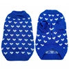High Quality Acrylic Classic Dog Heart Sweater Soft Knit Pet Jumper Eco-Friendly Cute Solid Pattern XS XL Sizes Spring Autumn