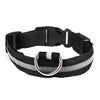 LED Luminous Eco-Friendly Modern Dog Collar Nylon Glowing USB Rechargeable Flashing Light-Up Safety Collar for Night Walking