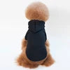 High Quality Eco-Friendly Fleece Cotton Dog Hoodie Classic Cute Pocket Solid Plain for Winter Spring Halloween Available Small
