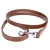 Durable Luxury Dog Walking Lead Simple Solid Candy Colors 16 PU Slip Pet Leash Flat Strap Metal Snap Hook