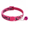 Camouflage Print Tactical Dog Cat Collar-Colorful Nylon Safety Buckle Bell Adjustable Training Ribbons 12 Colors Available All