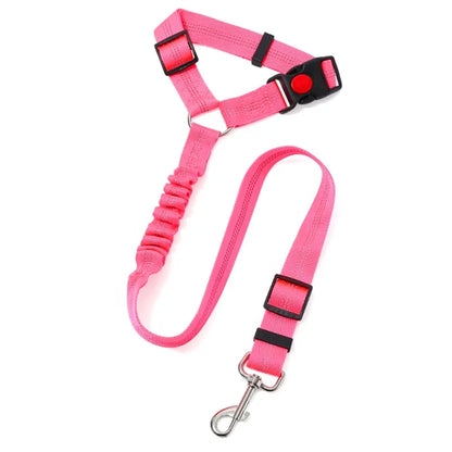 High Quality Elastic Nylon Reflective Stripe Dog Leash Polyester Material Car Seat Belt Pattern for Motorbikes Cars Cart Use