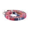 British Western Plaid Pet Dog Leash Classic Tartan Pattern PU-lined Durable Comfortable Walking Lead for Small Medium Dogs Cats