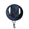 Fashion Sport Style Solid Linen Fabric Denim Color Adjustable Pet Sun Hats for Dogs Cats Summer Outdoor Protection