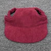 Solid Canvas Pet Sun Hat with Ear Holes-Adjustable Baseball Cap for Dogs & Cats Summer UV Protection Hair Accessories