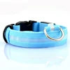 LED Luminous Eco-Friendly Modern Dog Collar Nylon Glowing USB Rechargeable Flashing Light-Up Safety Collar for Night Walking