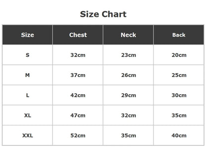 Cute Animal Printing Cotton Pet Coats Leisure Style for Small Dogs Autumn Spring Summer Sizes XXL XL
