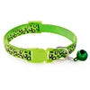 Wholesale Fashion Soft Classic Dog Collar Colorful Nylon Pet Necklace Bell Adjustable Plastic Buckle Comfortable Small Dogs Cats