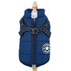 Thick Warm Winter Dog Coat Waterproof Quilted Polyester Jacket Leisure Sports Modern Nordic Design Outdoor Use Soft Fleece Lined