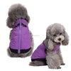 Warm Polyester Padded Leisure Mediterranean Design Dog Harness Vest Pet Winter Coat with Geometric Pattern