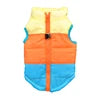 Warm Polyester Padded Leisure Mediterranean Design Dog Harness Vest Pet Winter Coat with Geometric Pattern