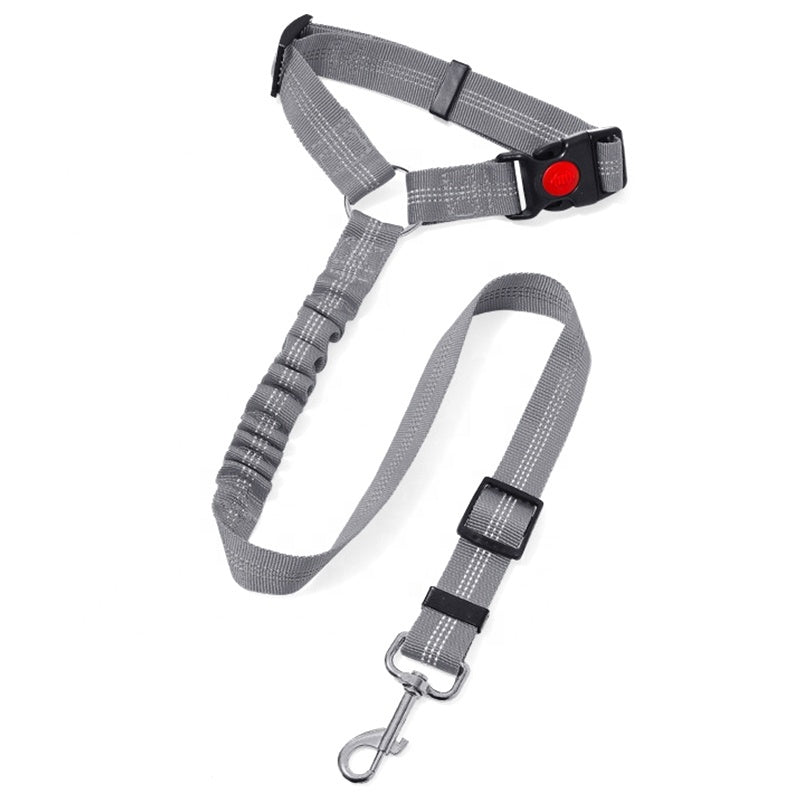 High Quality Elastic Nylon Reflective Stripe Dog Leash Polyester Material Car Seat Belt Pattern for Motorbikes Cars Cart Use