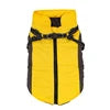 Wholesale Dog Winter Leisure Jacket Warm Quilted Fleece Polyester Coat Reflective Strips D-Ring Leash Waterproof for Outdoor Use