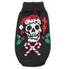 Christmas Eve Cool Skull Dog Warm Knitted Sweater Modern Cute Pet Clothes Puppy Dogs Polyester Winter XL XXL Sizes Halloween