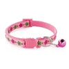 Cute Modern Floral Durable Dog Collar for Cats Dogs Colorful Polyester Nylon Ribbons Adjustable Safety Buckle Vibrant 6-Piece