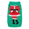 Holiday Design Mrs.Claus Pet Winter Sweater XXL Polyester Cloth Santa Christmas Costume Dog Modern Style Accessory Spring Autumn