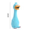 Squeaky Latex Cartoon Chicken Dog Chew Toy-Durable Interactive Sound for Small/Medium/Large Dogs Multi Colors
