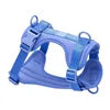 Luxury Eco-Friendly Classic Small Large Dogs Polyester Fiber Adjustable Solid Pet Harness D-Ring Perfect Matching Dog Leashes