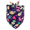 Cool Summer Dog Bandana Hawaii Style Flamingo Fruit Flower Leaves Printing Custom Thick Hat Made Polyester Cotton Winter Spring