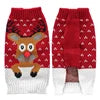 Luxury Winter Sweater for Dogs Cute 3D Reindeer Printed Fall Season Acrylic and Fleece Pet Clothes