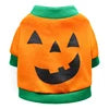 Wholesale Best Price Pumpkin Head Pet Sweatershirt Print Design Summer Winter Halloween Style Apparel for Dogs and Cats