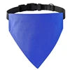 100% Cotton High Quality Dog Bandanas Collar Pure Solid Color Customizable Logo Low MOQ Sweet All Summer Winter Spring Fall