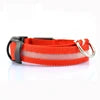 LED Luminous Eco-Friendly Modern Dog Collar Nylon Glowing USB Rechargeable Flashing Light-Up Safety Collar for Night Walking