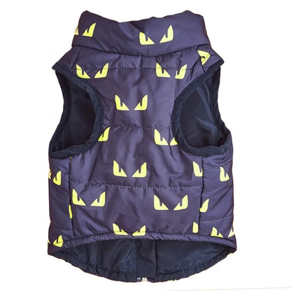 Plaid Pattern Polyester Cotton Padded GorisPet Winter Pet Coat for Small Dogs-Cold Weather Protection Sport Modern