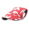 Pet Baseball Cap Adjustable Chin Strap Open Ear Design Dog Cat Sun Visor Hat Solid Pattern Breathable Eco-Friendly Mesh
