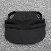 Solid Canvas Pet Sun Hat with Ear Holes-Adjustable Baseball Cap for Dogs & Cats Summer UV Protection Hair Accessories