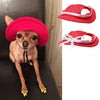 Breathable Mesh Eco-Friendly GorisPet Pet Bucket Hat with Chin Strap Adjustable Sun Protection for Small Medium Dogs Cats