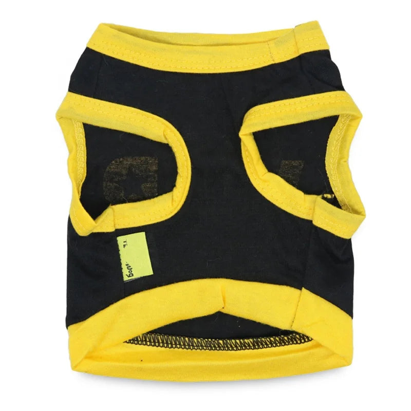 Cool VIP Custom Cotton Dog Clothes for Small Dogs Funny Printed Summer Pet Accessory Sustainable Apparel for Spring