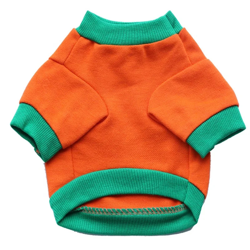 Wholesale Best Price Pumpkin Head Pet Sweatershirt Print Design Summer Winter Halloween Style Apparel for Dogs and Cats