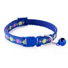 Cute Modern Floral Durable Dog Collar for Cats Dogs Colorful Polyester Nylon Ribbons Adjustable Safety Buckle Vibrant 6-Piece