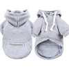 High-quality Eco-Friendly Polyester Colorful Winter/Spring Comfortable Pocket Zipper Sports Pet Hoodie XS-5XL Small/Large Dogs