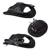 Breathable Mesh Eco-Friendly GorisPet Pet Bucket Hat with Chin Strap Adjustable Sun Protection for Small Medium Dogs Cats