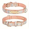 GorisPet Luxury Dog Collar Custom Engraving Double D-Rings Hanging Accessories Space Cotton Lining PU Material Plaid Pattern
