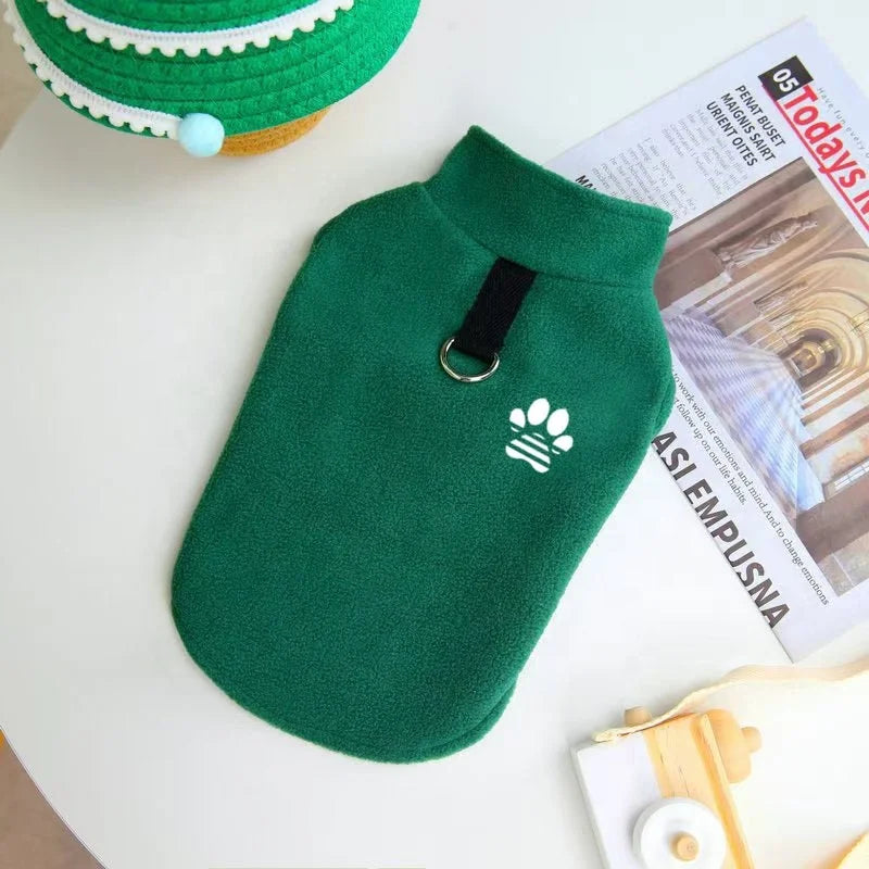 Customizable Logo Luxury Leisure Pet Jacket Polyester Fleece Fabric XS for Winter Spring Customizable Logo Dog Coats Cats Dogs