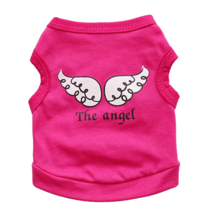 Small XL Size Polyester Dog Raincoat Cute Cartoon Angel Wings Simply Modern Classic Apparel for Pets for Winter Summer Spring