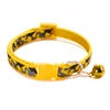 Camouflage Print Tactical Dog Cat Collar-Colorful Nylon Safety Buckle Bell Adjustable Training Ribbons 12 Colors Available All