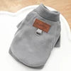 Wholesale 10 Colors Leisure Fashionable Comfortable Polyester Pet Fleece Jacket Sweater Cute Cat Clothes Harness Ring Big Dogs