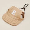 Adjustable Comfortable Eco-Friendly Breathable Solid Canvas Cats Pet Hat Summer Fashion Sport Style Baseball Ear Cap Flat