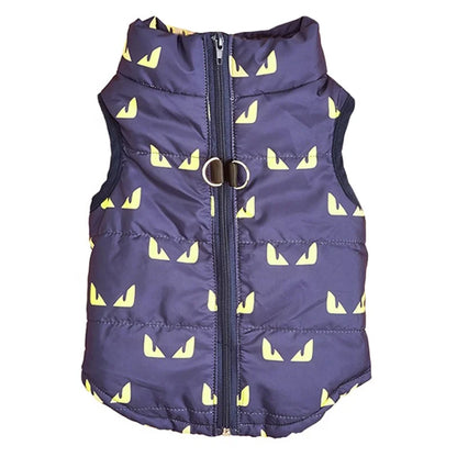 Plaid Pattern Polyester Cotton Padded GorisPet Winter Pet Coat for Small Dogs-Cold Weather Protection Sport Modern
