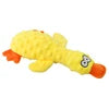 Durable Eco-Friendly Funny Squeaky Duck Dog Chew Toy with Crinkle Paper Inside Plush Bird