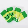 Cute Cartoon Duck Paw Anti-Slip Rubber Dog Socks Fashion Style Waterproof Pet Sock Shoes with Grip Knitted Animal Pattern