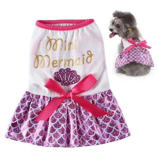 Cute Cartoon Princess Cut Cosplay Comfortable Cats & Dogs Wedding Dress All Seasons Polyester Print Hand Wash