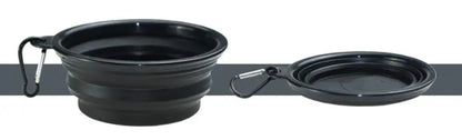 Eco Friendly High Quality Pure Solid Color Dog Silicone Outdoor Collapsible Waterproof Portable Bowl Dog Accessories Pet Feeder
