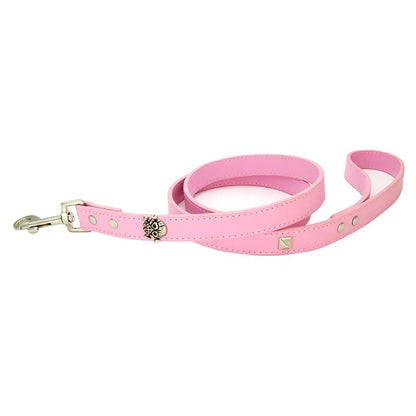 Wholesale GorisPet Luxury Punk Fashion Dog Leash Skeleton Skull Bone Decoration PU Material Solid Pattern Metal Ornaments